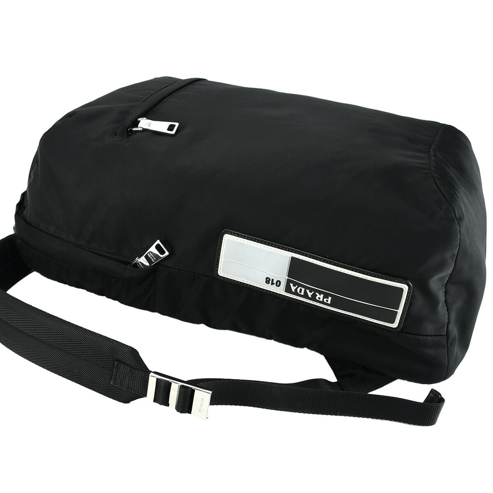Prada Testuto Nylon Backpack S Black Leather - image 5